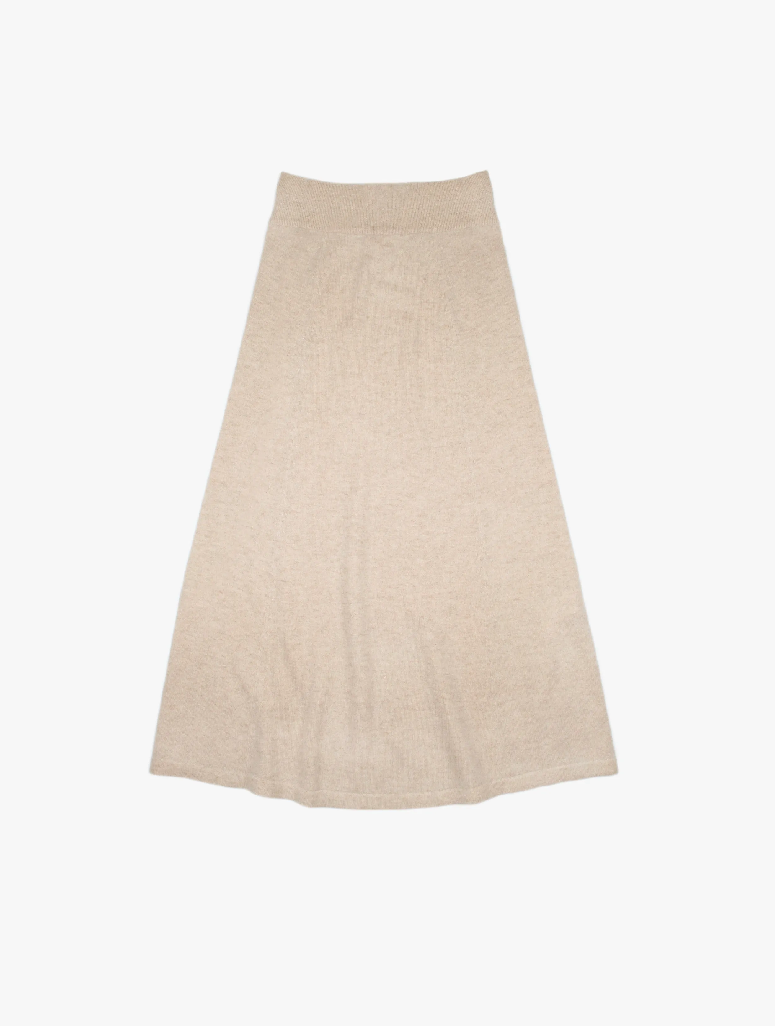 A Line Cashmere Skirt 