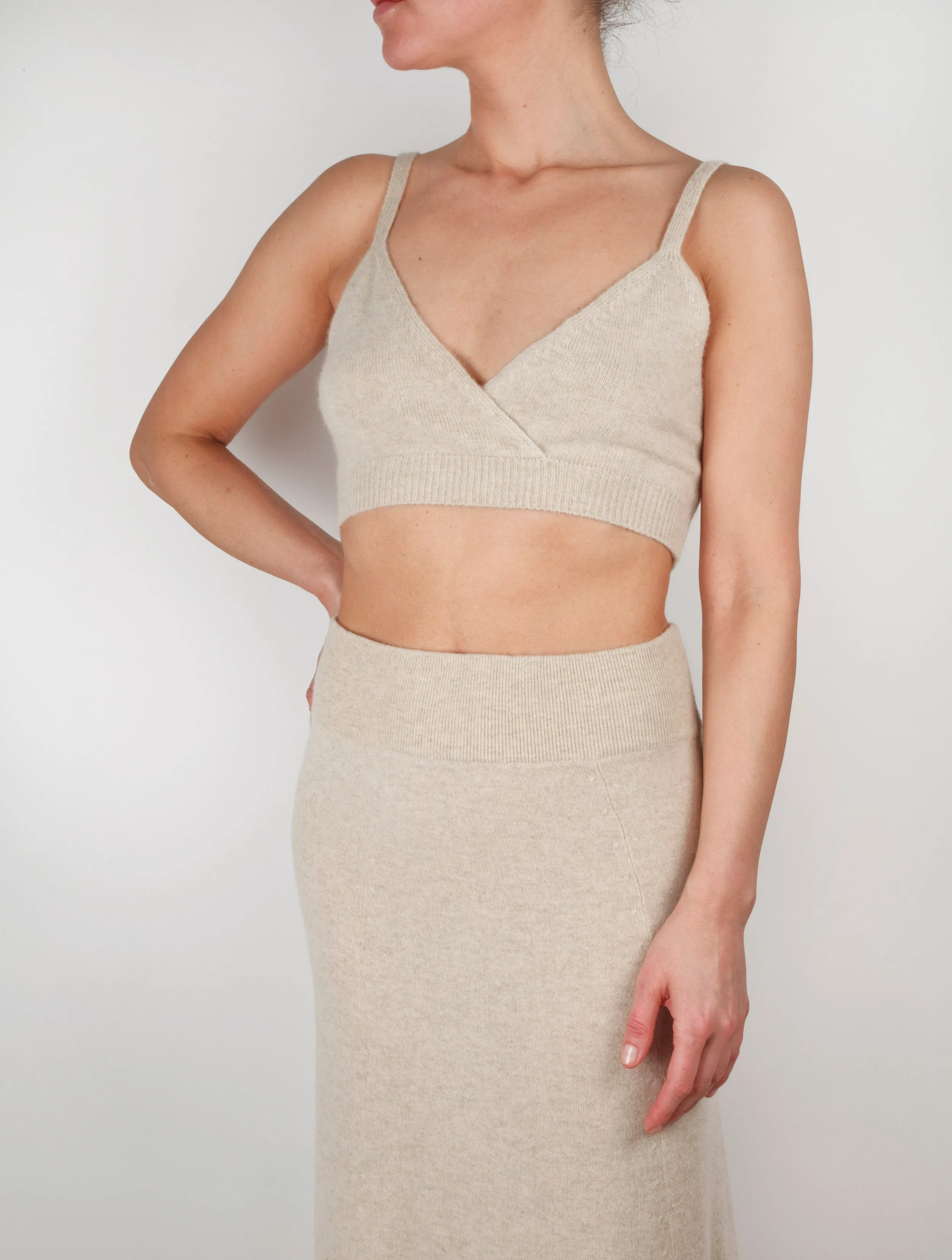 A Line Cashmere Skirt 