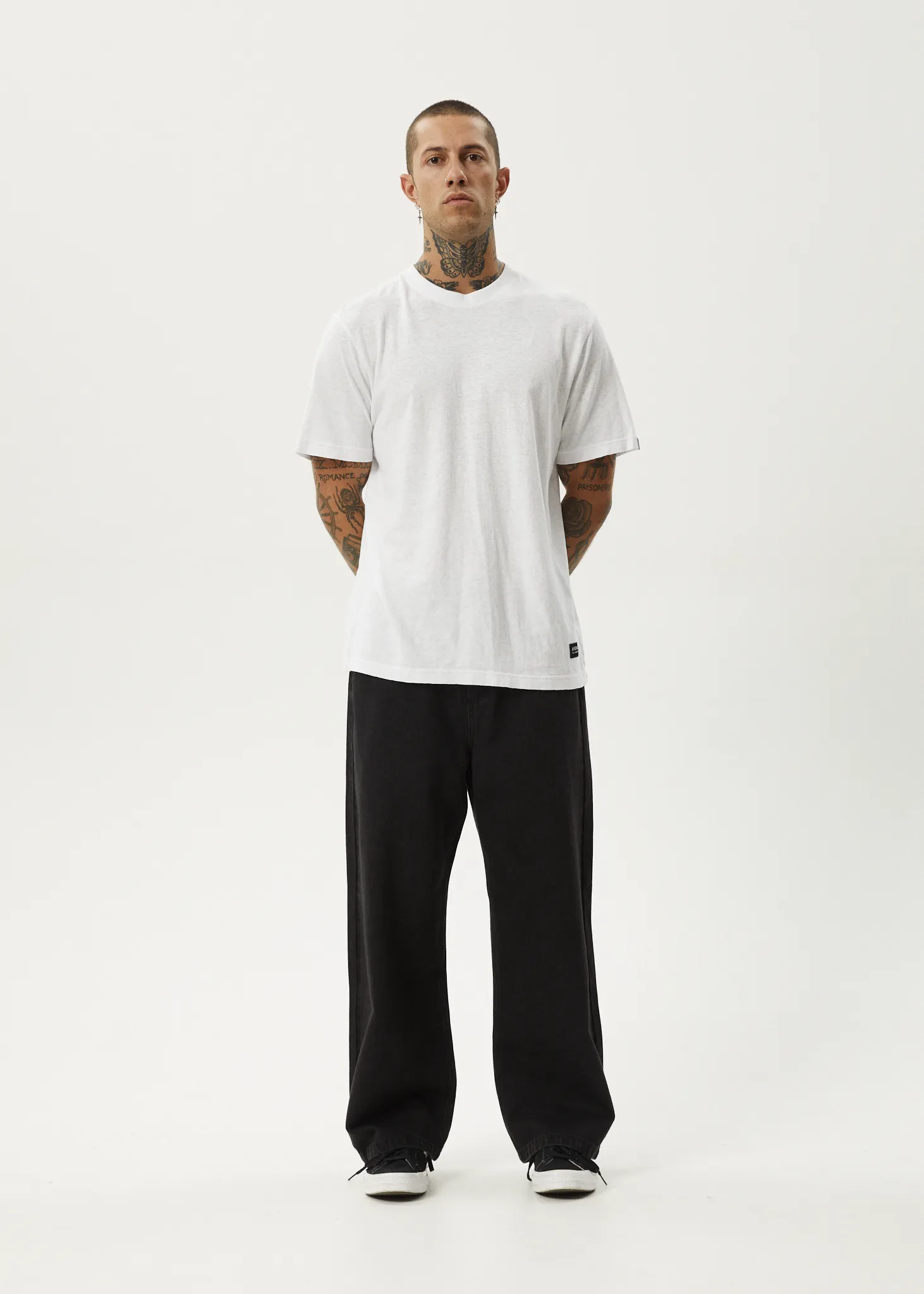 AFENDS Mens Classic - Retro Fit Tee - White