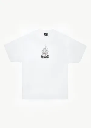 AFENDS Mens Magic Wizzo - Boxy T-Shirt - White