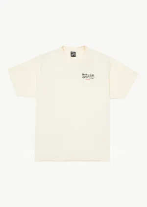 AFENDS Mens Technology - Graphic Boxy T-Shirt - Sand