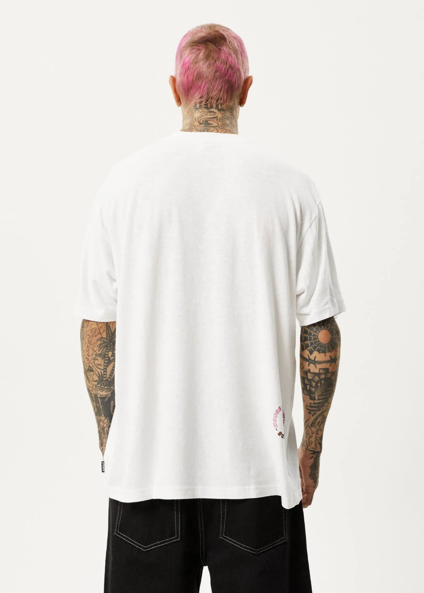 AFENDS Unisex Orbital - Unisex Boxy Graphic T-Shirt - White
