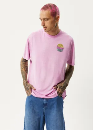 AFENDS Unisex Seasons - Unisex Boxy Graphic T-Shirt - Worn Candy