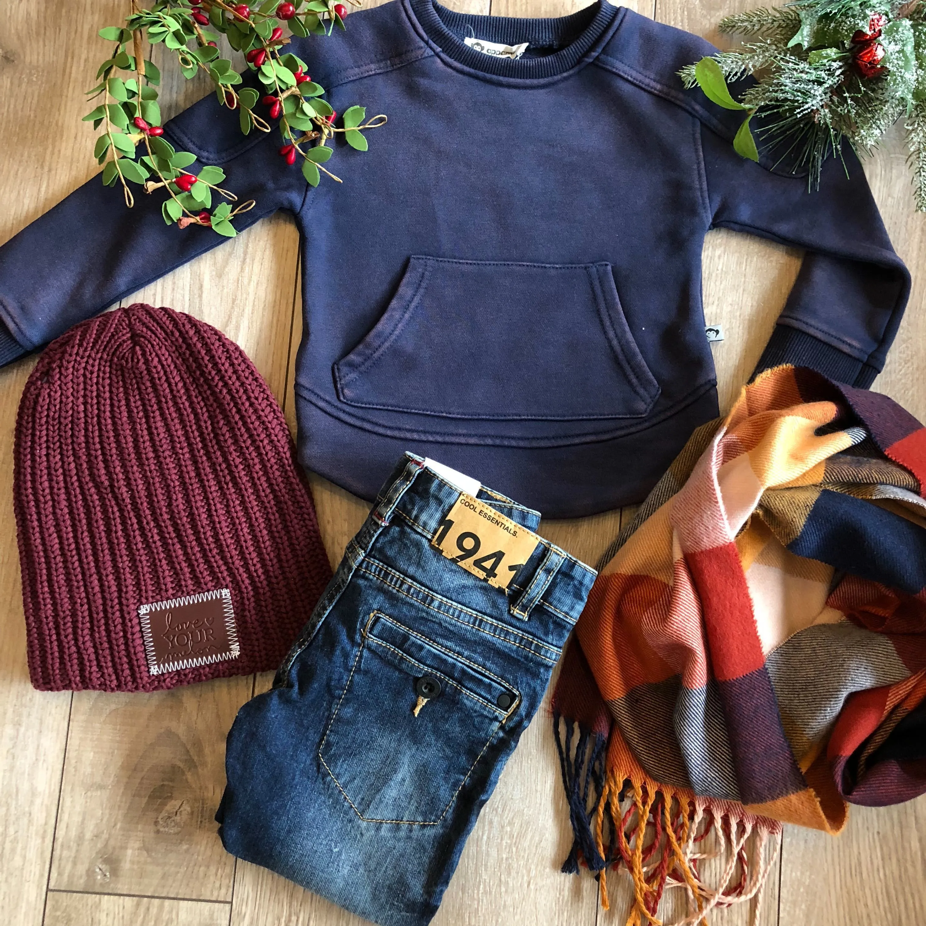 Appaman - Boys Bantam Sweatshirt in Denim Navy