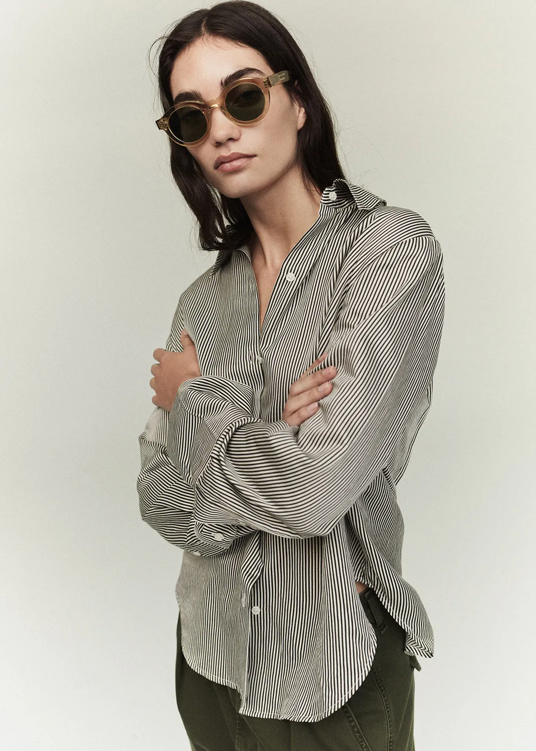 Camilia Shirt in Imperial Stripe