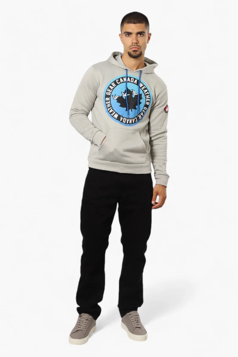 Canada Weather Gear Logo Print Hoodie - Stone