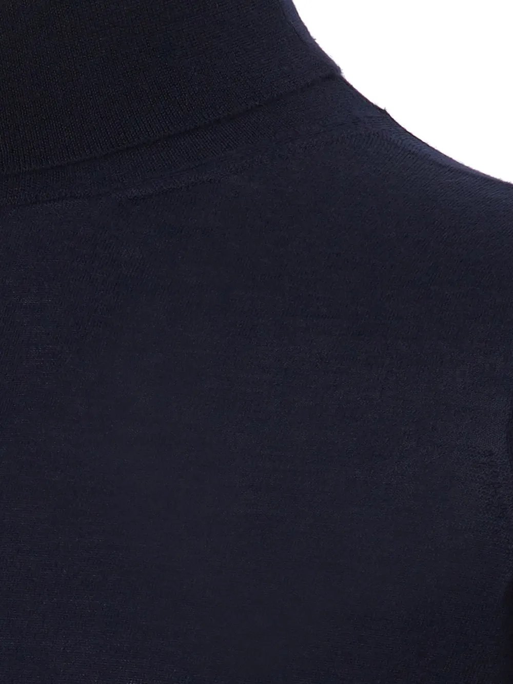 Colombo Blue Navy Cashmere Turtle Neck Sweater