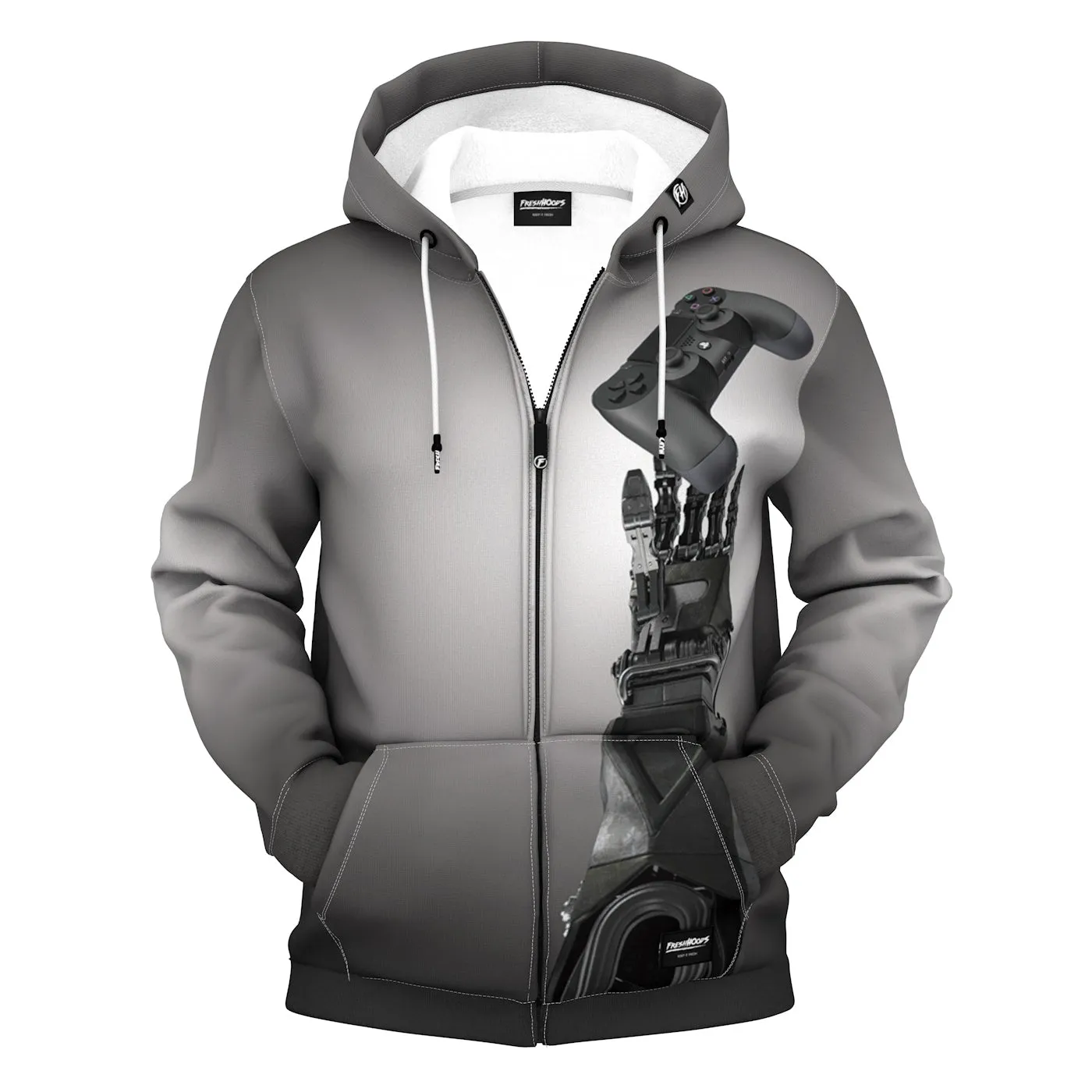 Cyborg Game Zip Up Hoodie