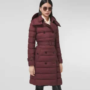 DETACHABLE HOOD DOWN-FILLED COAT