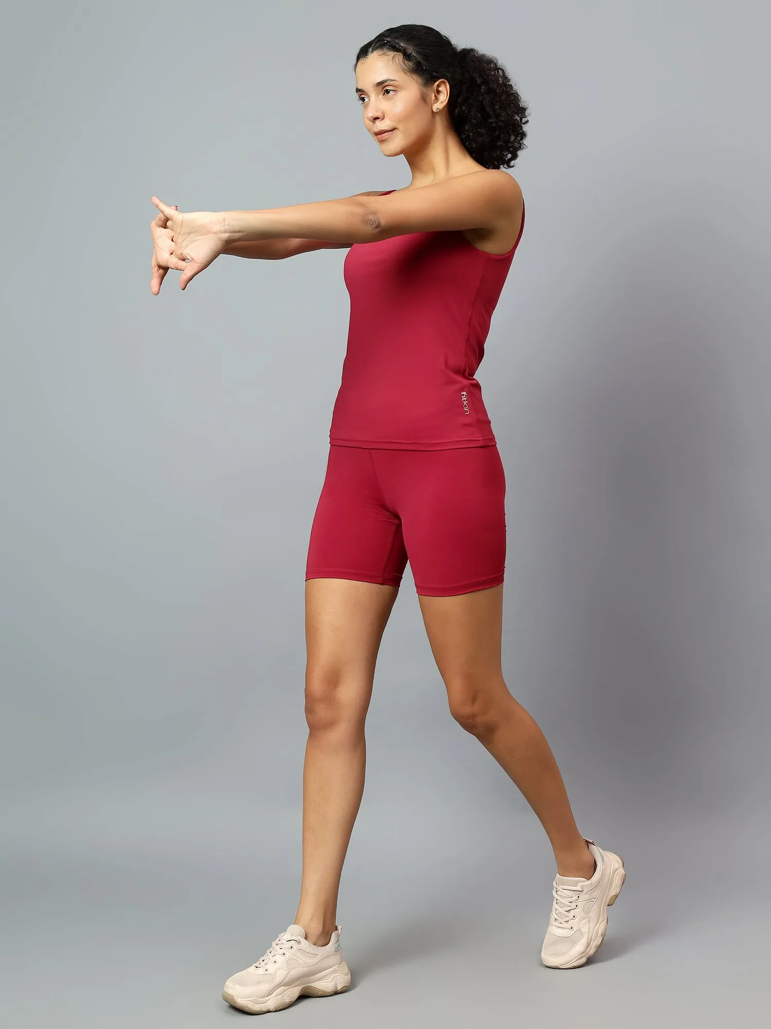 Fitkin Women's Wine Cycling Shorts
