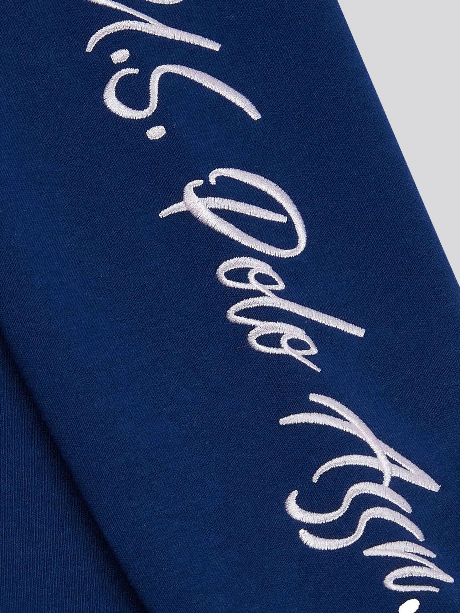 Girls Slim Joggers in Medieval Blue