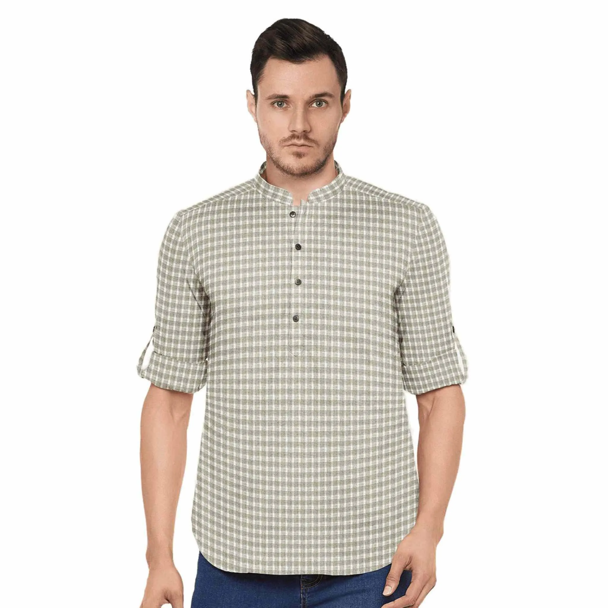 Hemploom - Festive Hemp Kurta in Stripes