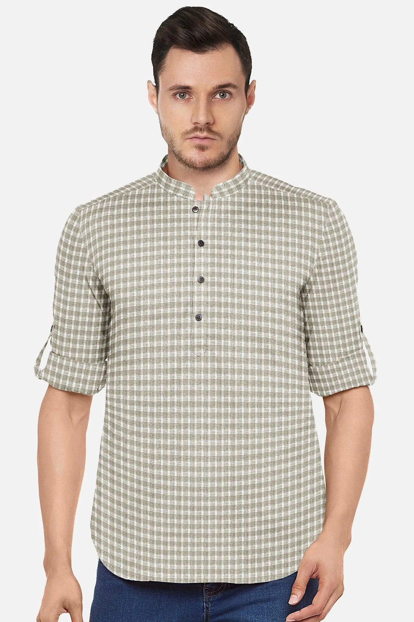 Hemploom - Festive Hemp Kurta in Stripes