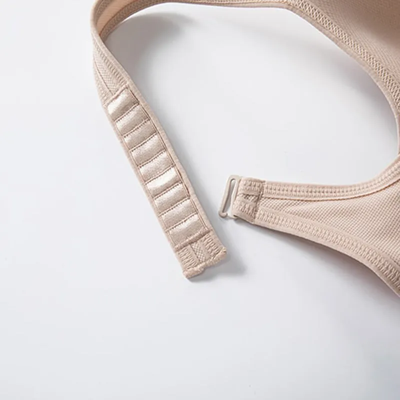High impact padded step adjustable underwired sports bra (size 32-40, C-F)