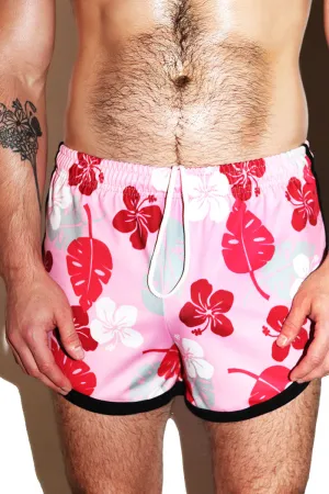 Honolulu Running Shorts-Pink