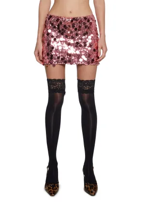 Kaylee Sequin Mini Skirt