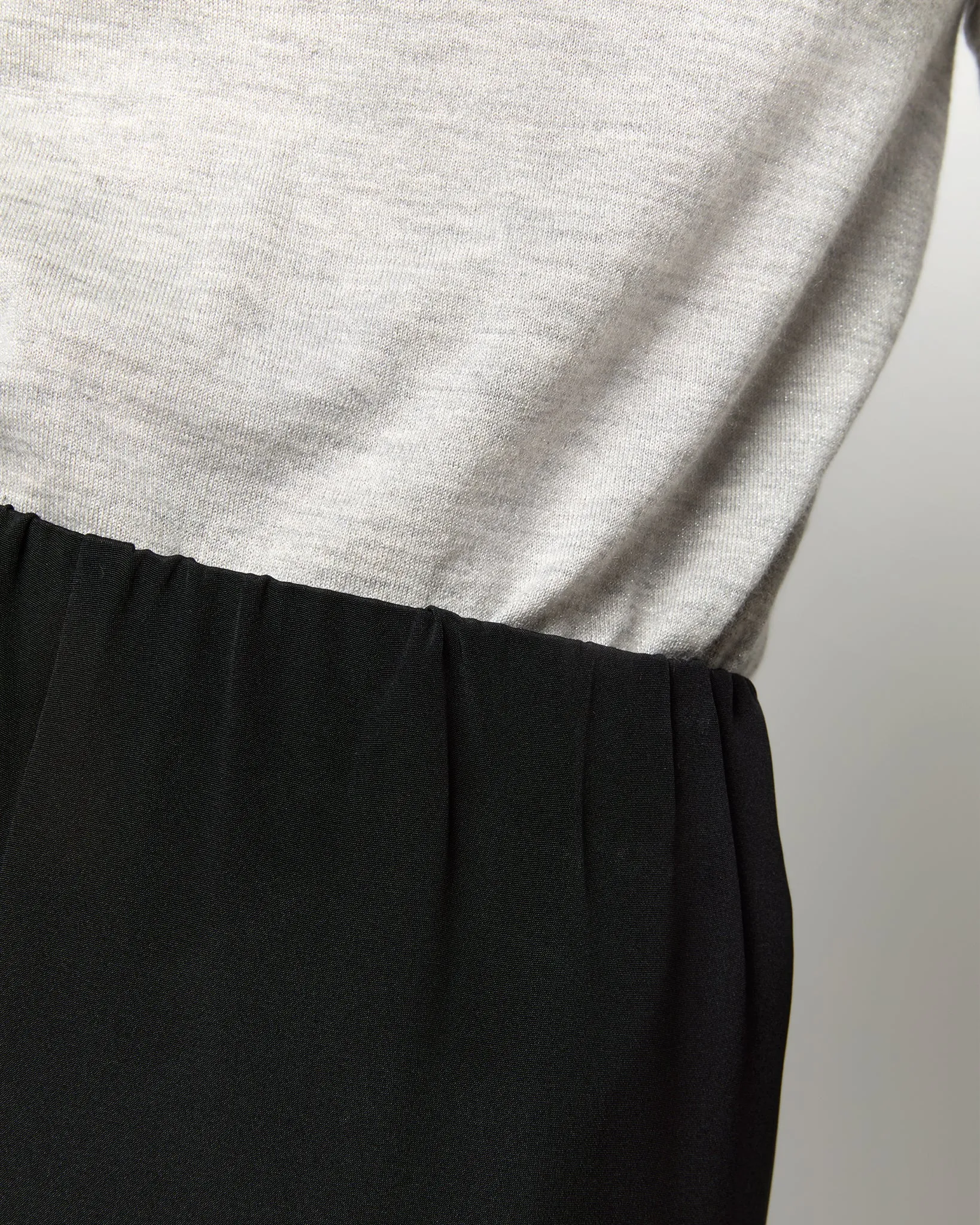Kelly Pant in Black Silk Crepe de Chine