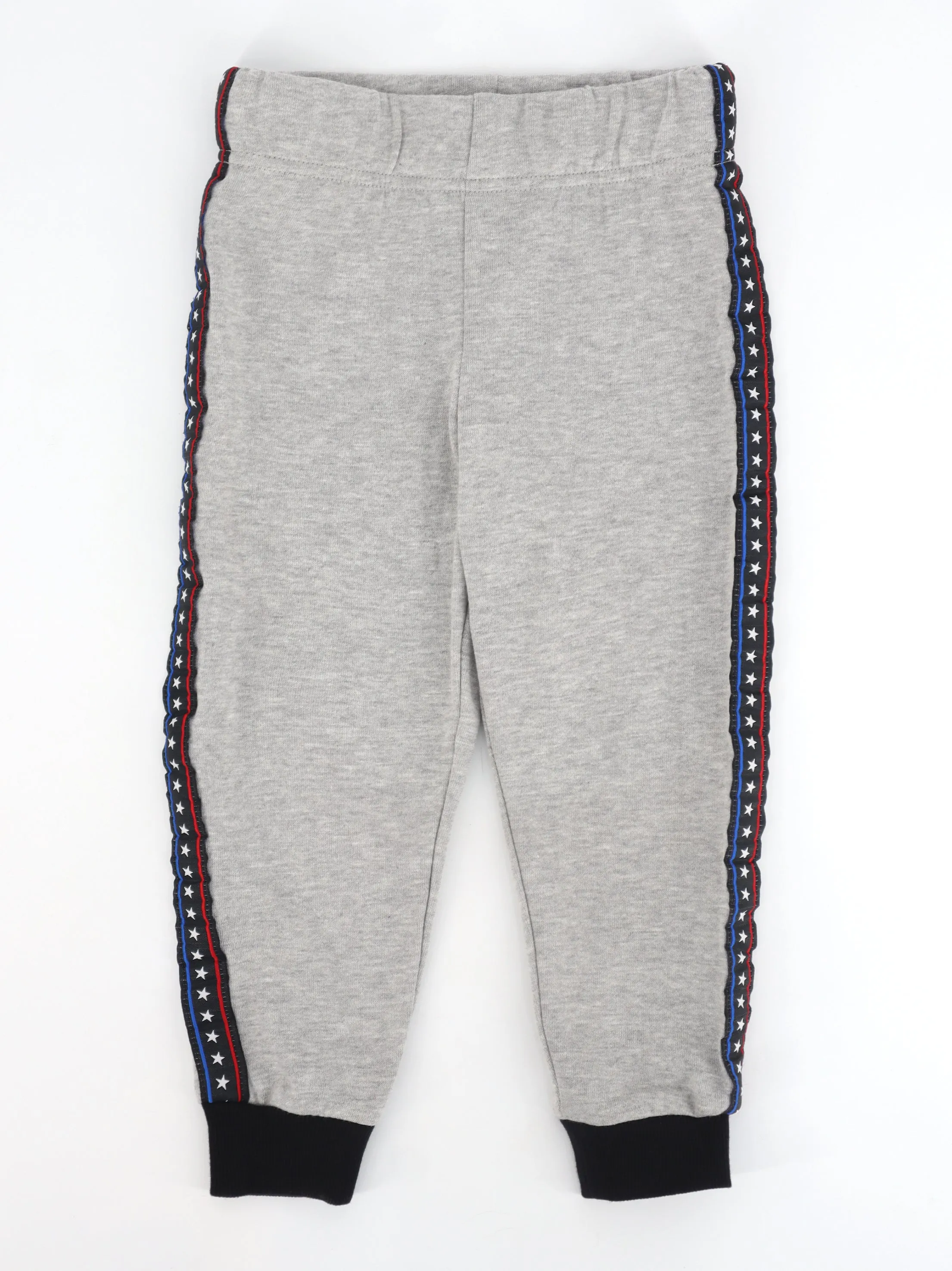 Kids Boy's Side Printed Joggers,Grey
