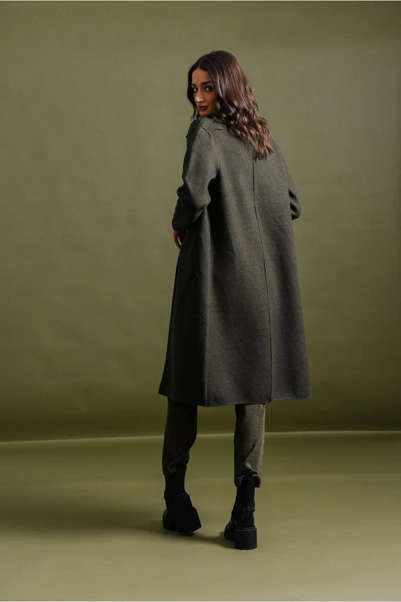 Knitted Trench Coat