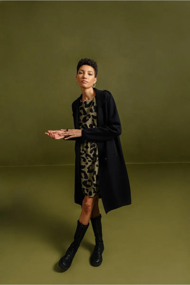 Knitted Trench Coat