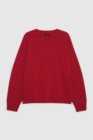 Lee Crew Sweater - Scarlet Red
