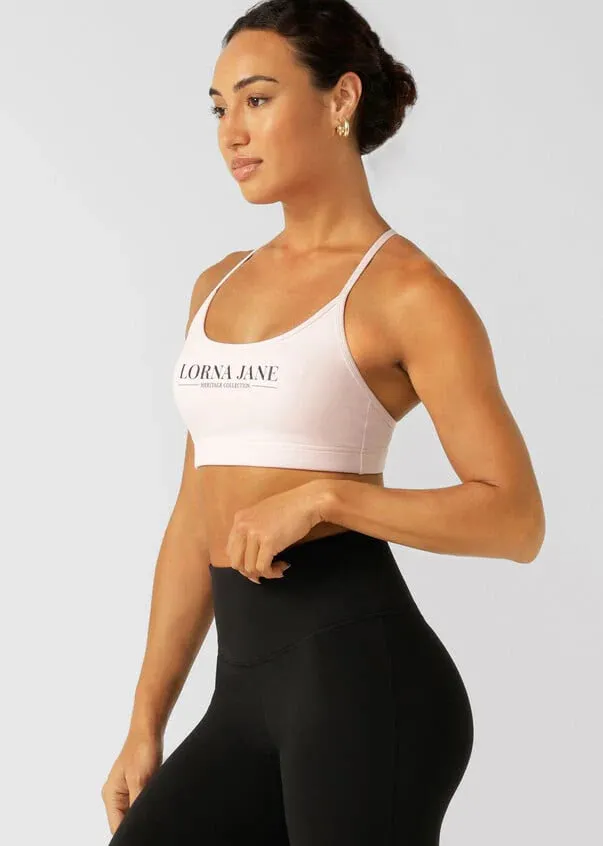 Lorna Jane Sammy Sports Bra - Pale Peony