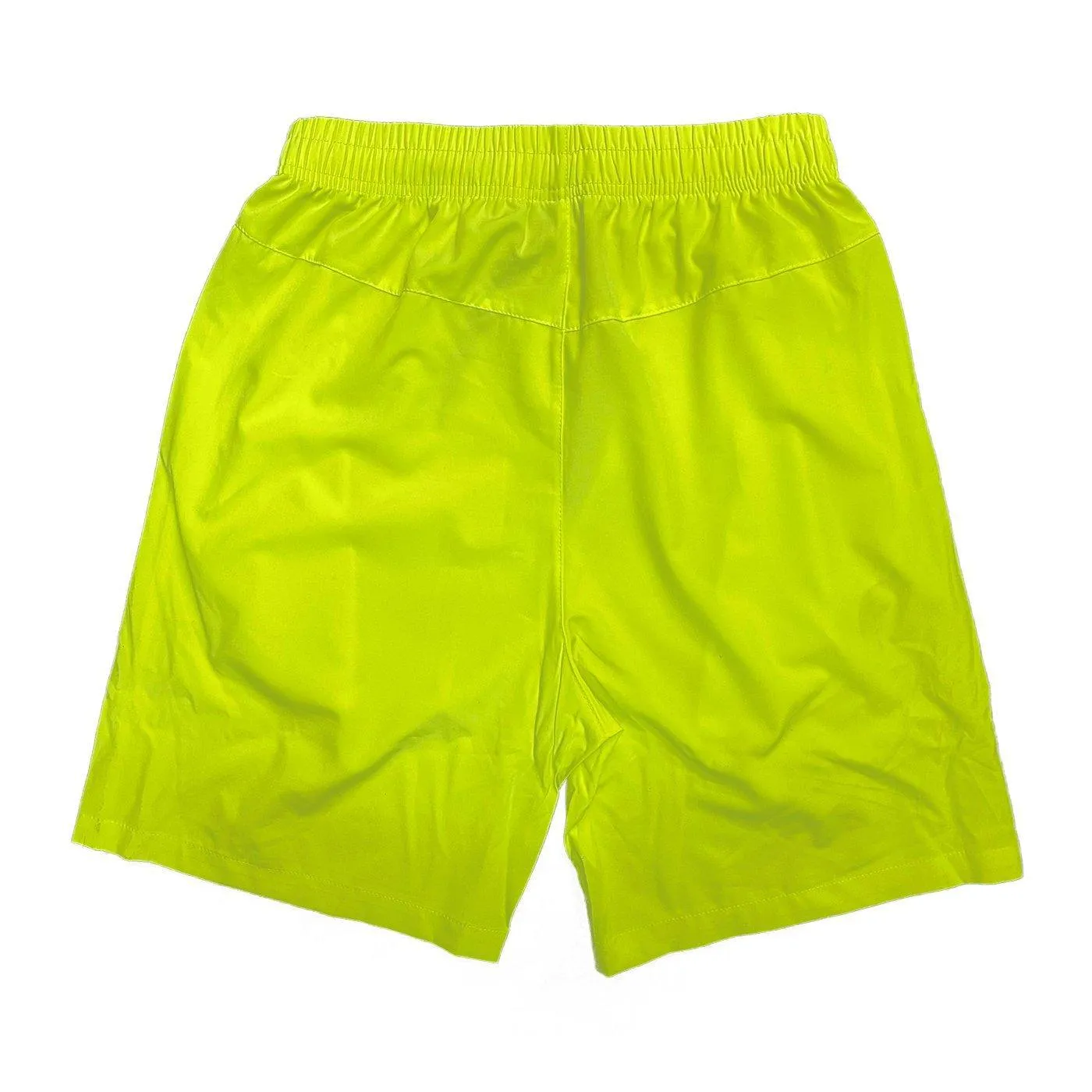 Mens Neon Yellow Performance Running Shorts