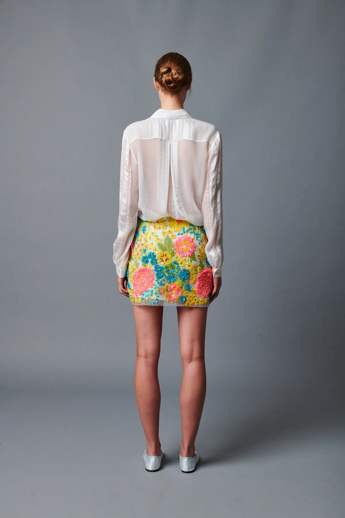 Ojai Flower Mini Skirt