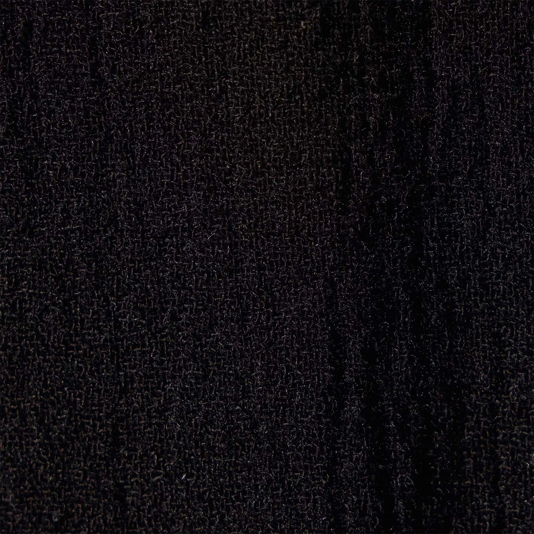 Pleated Wool Blend Pant - Black