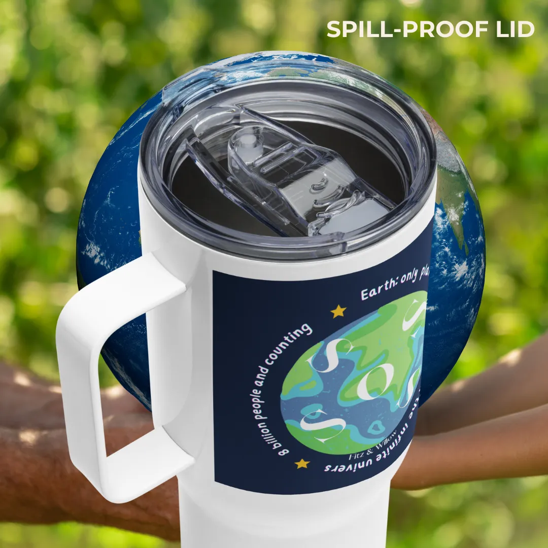 Protect our Planet, Travel mug with handle