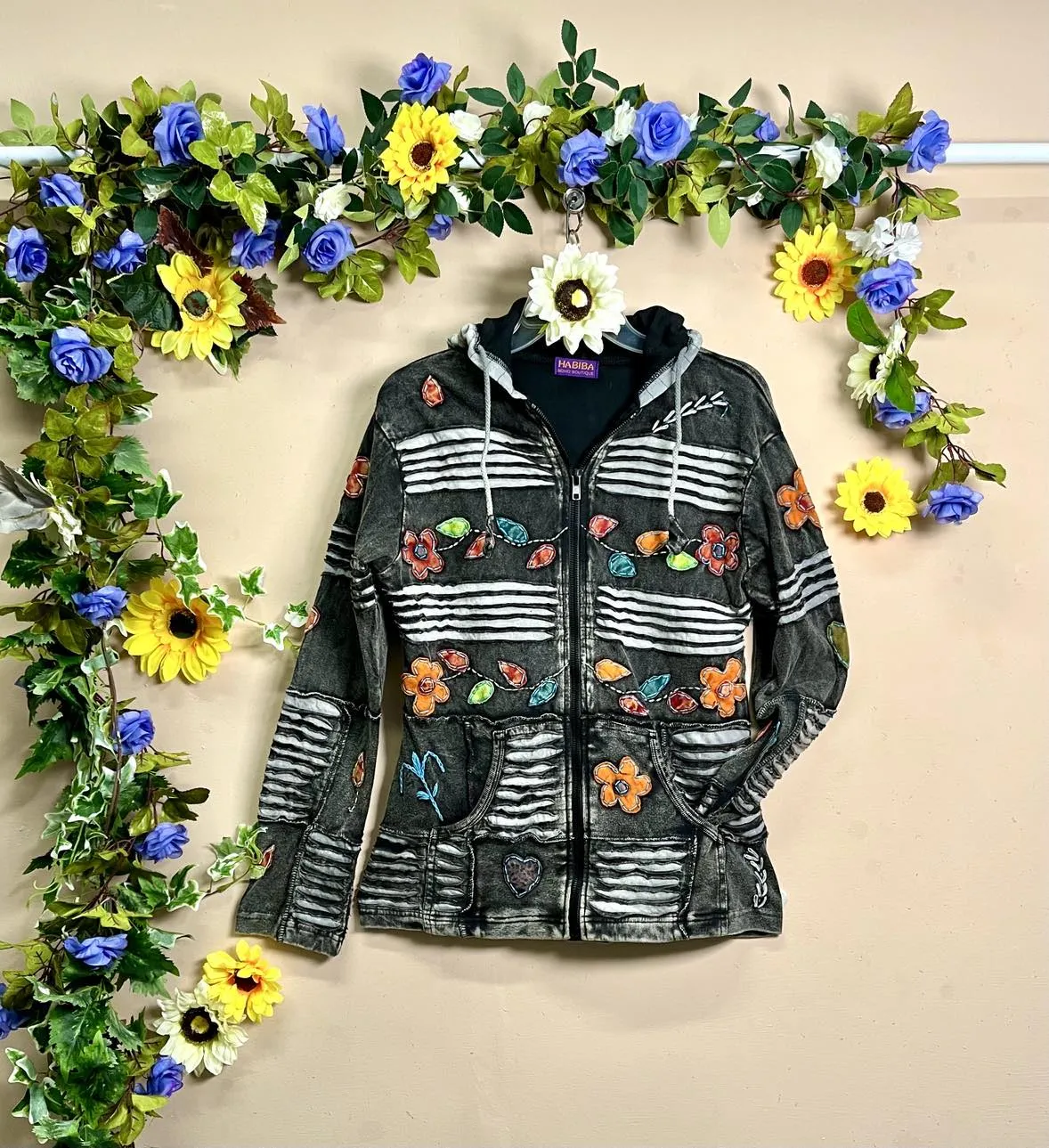 Razor-Cut Tie-Dye Hoodie