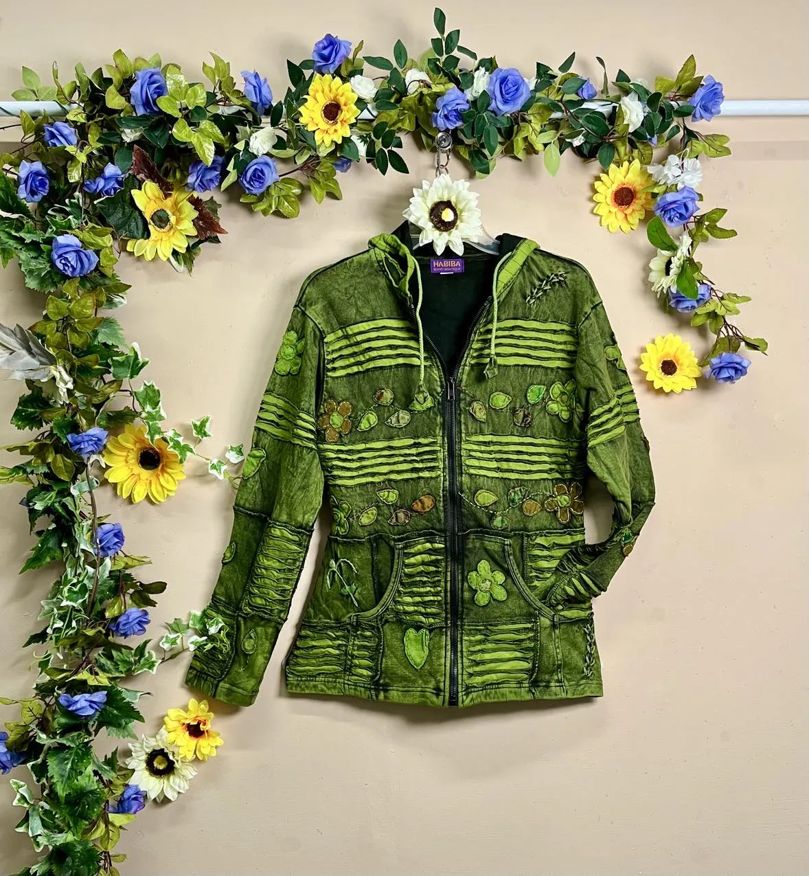 Razor-Cut Tie-Dye Hoodie