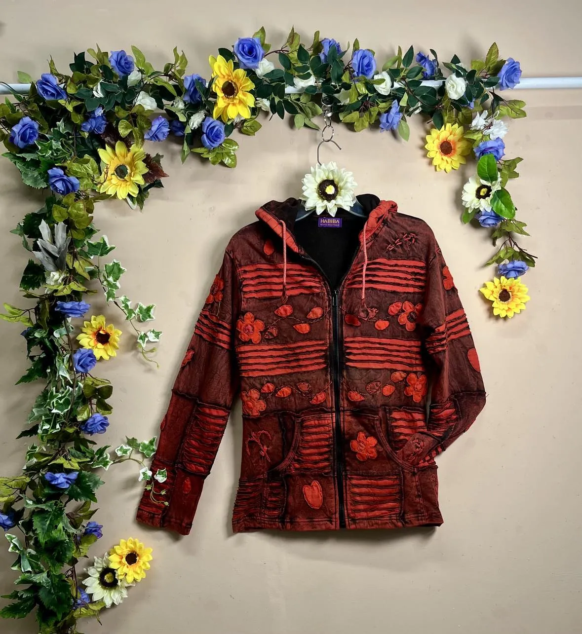 Razor-Cut Tie-Dye Hoodie