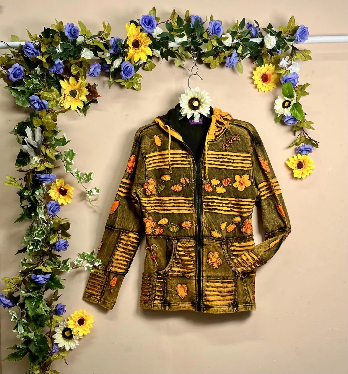Razor-Cut Tie-Dye Hoodie