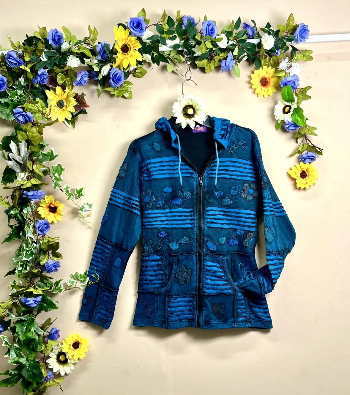 Razor-Cut Tie-Dye Hoodie