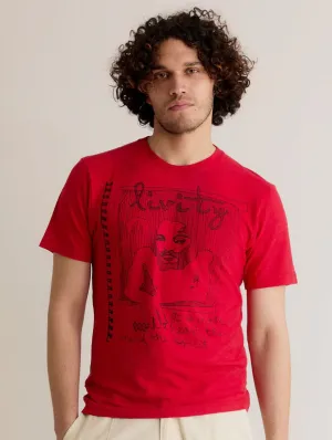 Spirit by Livity Men's Hemp T-Shirt | Red