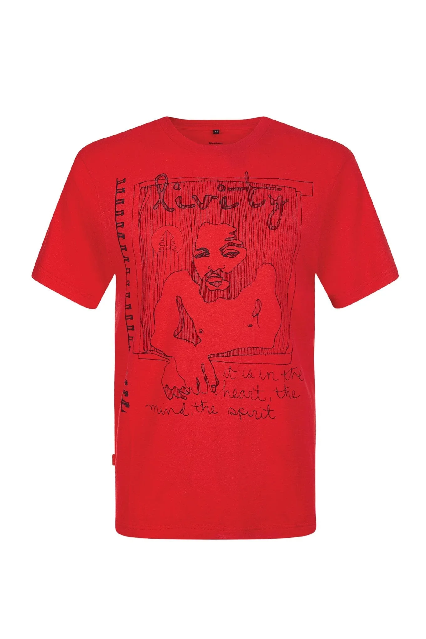 Spirit by Livity Men's Hemp T-Shirt | Red