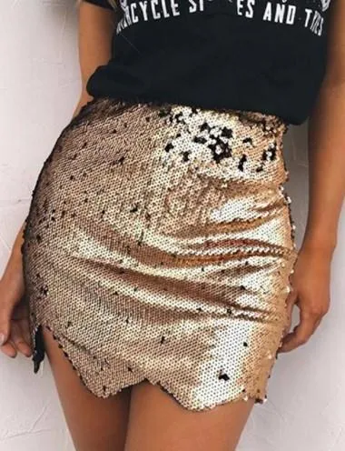 Twiggy Skirt - Gold