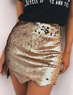 Twiggy Skirt - Gold