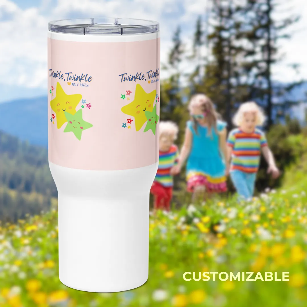 Twinkle, Twinkle, Travel mug with a handle