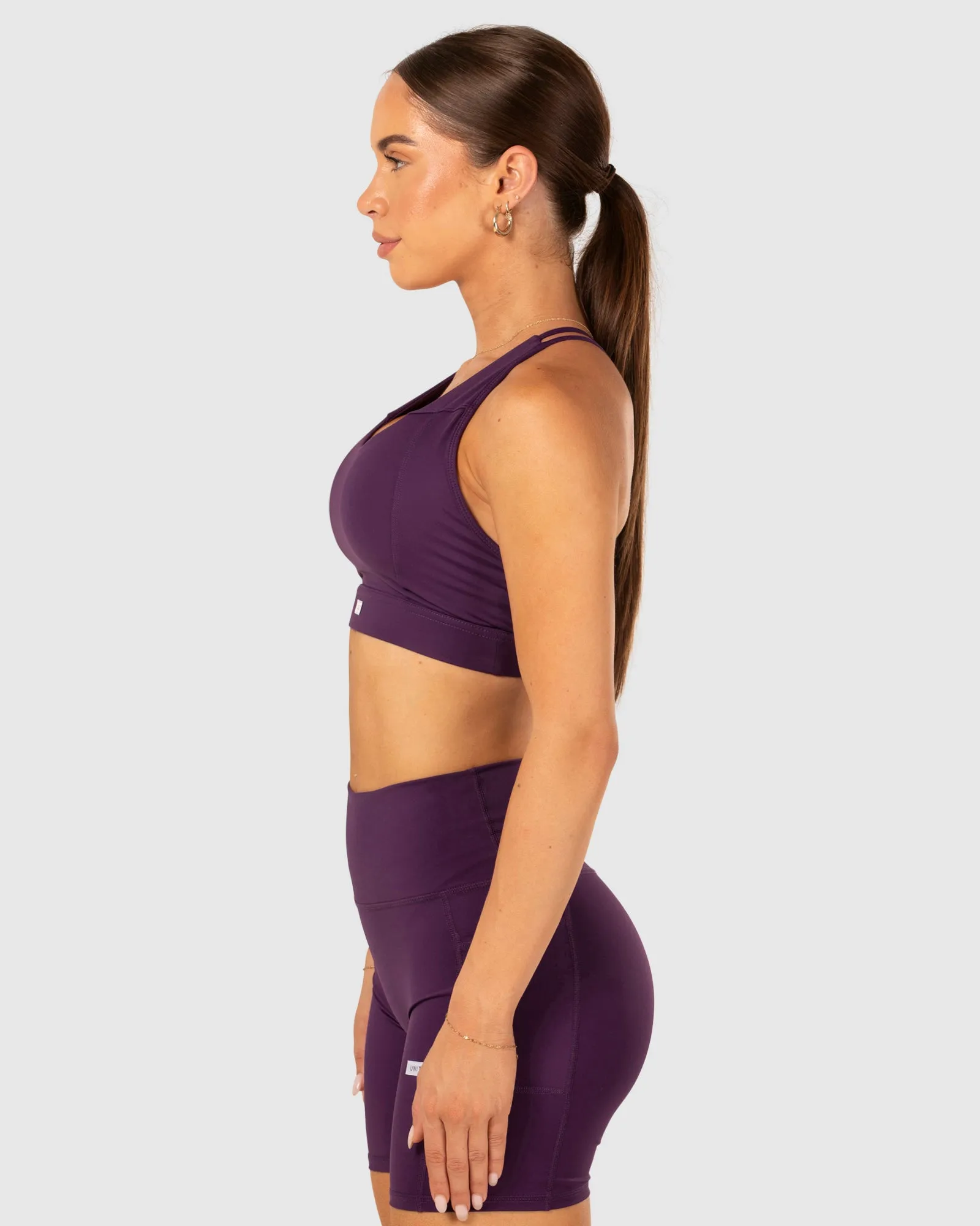 UNIT Ladies Glide Tight Fit Padded Sport Bra