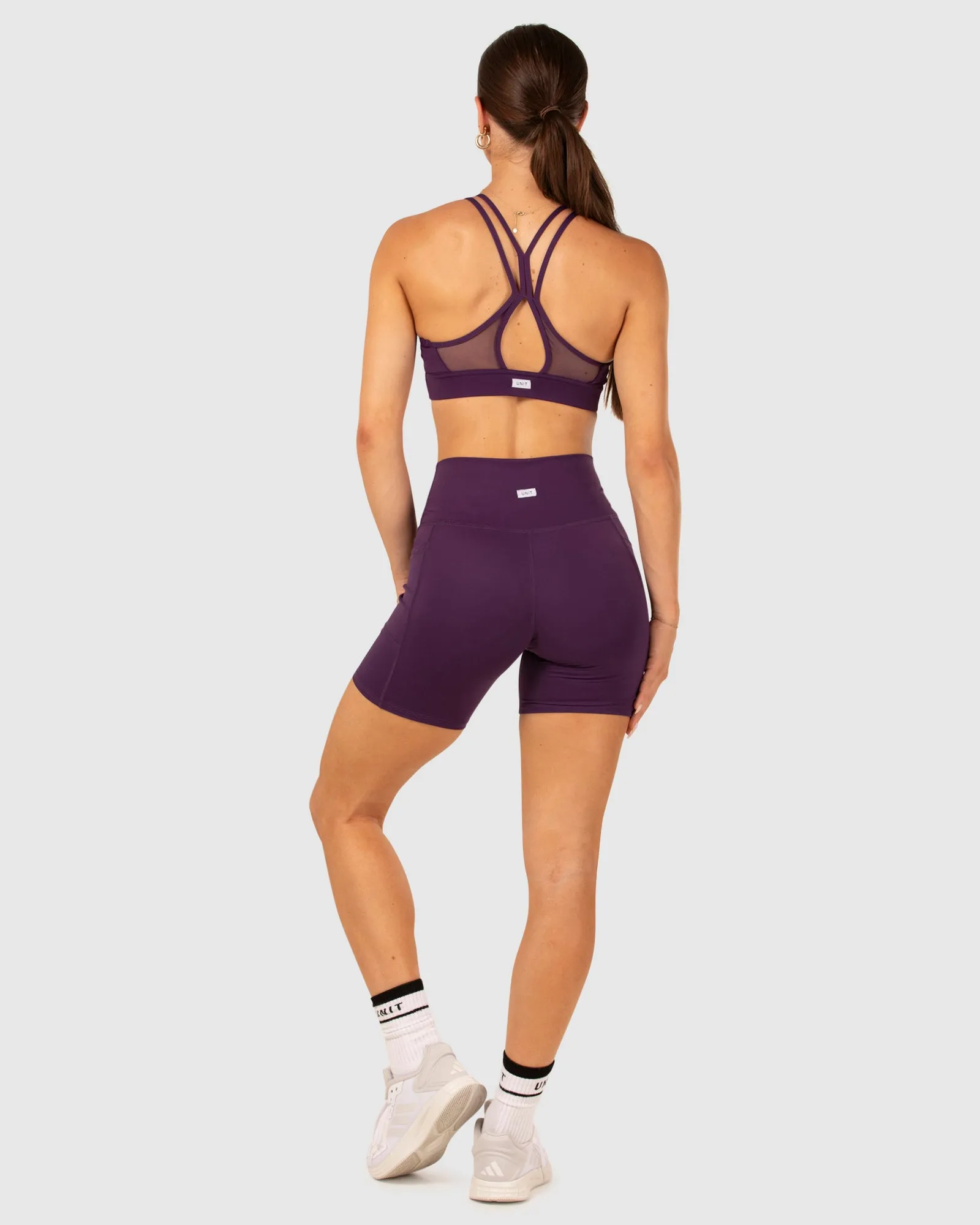 UNIT Ladies Glide Tight Fit Padded Sport Bra