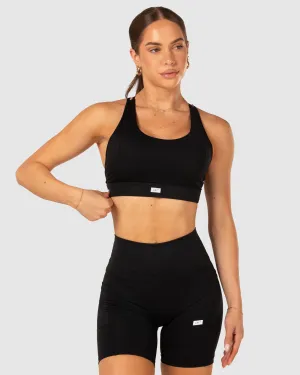 UNIT Ladies Glide Tight Fit Padded Sport Bra