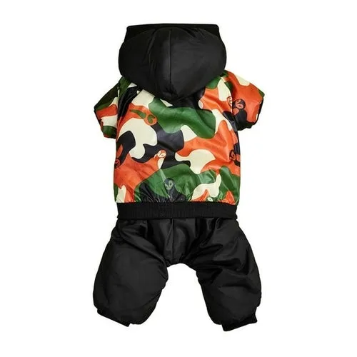 Winter Pet Dog Clothes French Bulldog Camouflage Costumes For Dog Warm