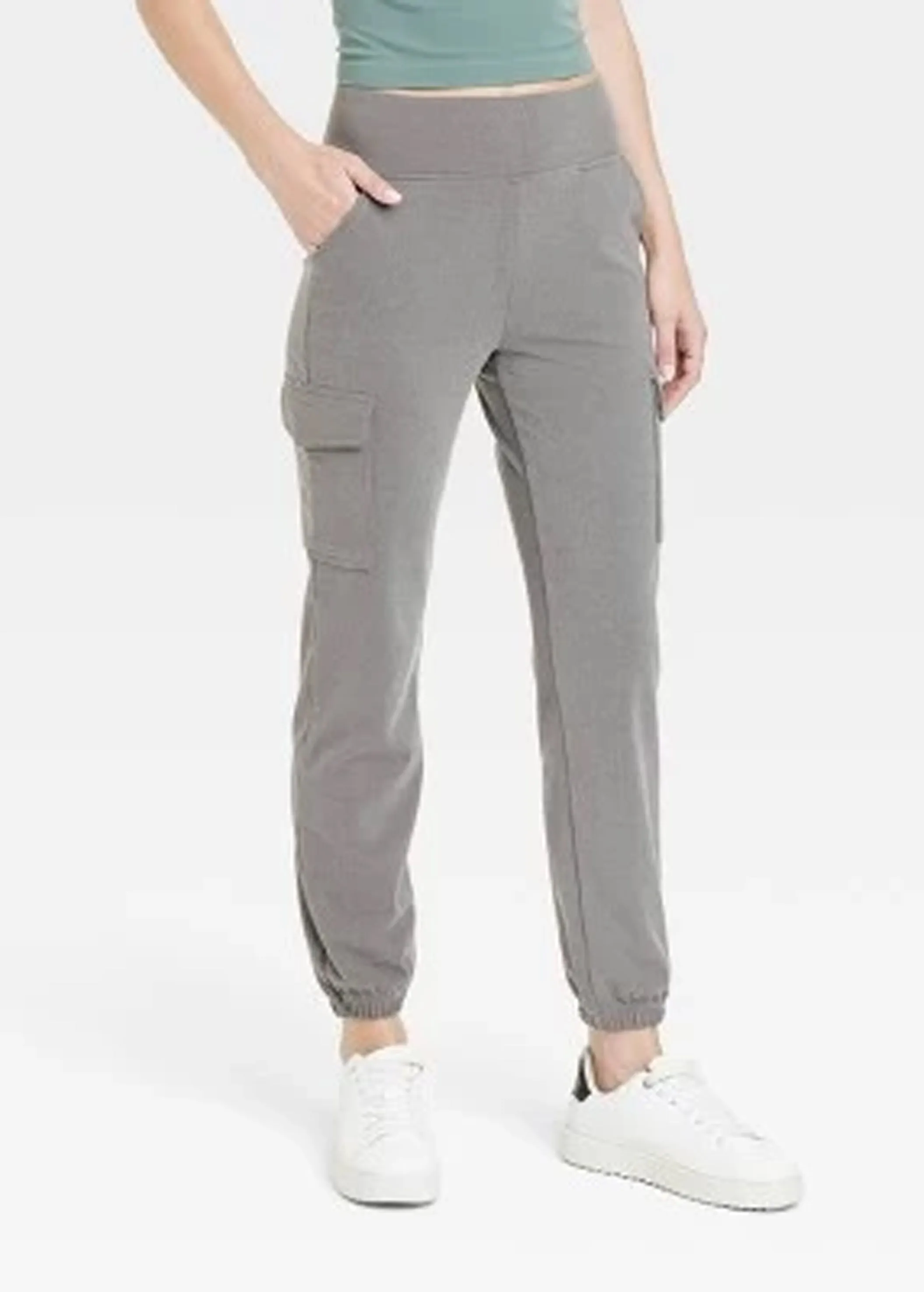 Women's Plain Joggers,Grey
